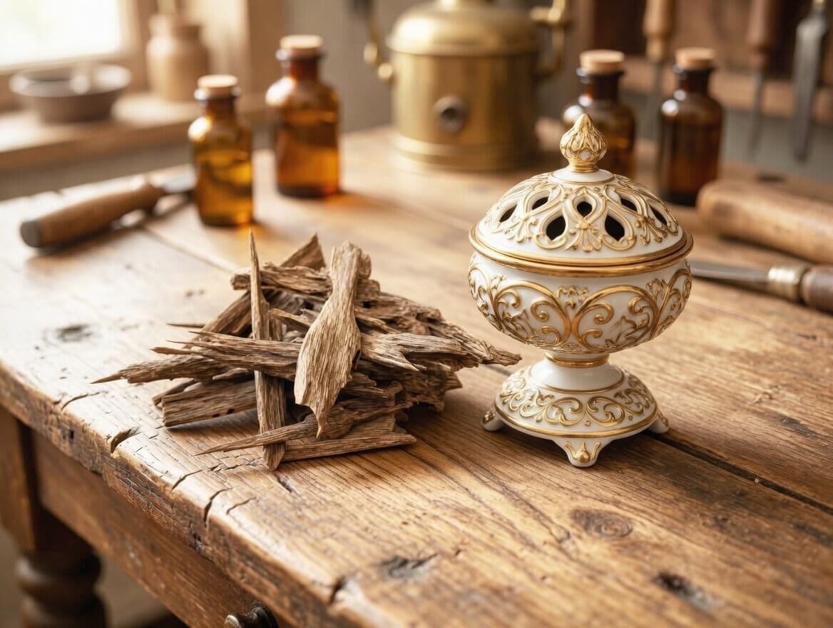 Authentic Grade A Assam Agarwood Chips | Artisanal Indian Oud | Premium Oudh — alternate view